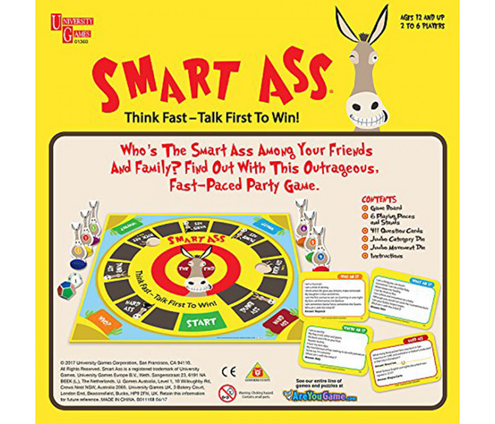 Smart Ass - настольная игра викторина на английском языке