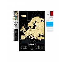 Фото Скретч карта Европы Travel Map Black Europe (ENG) 1DEA.ME (4820191130708)