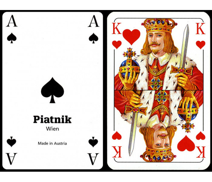 Карты для преферанса Piatnik Club Skat Economy, 32 листа (1804)