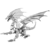 Фото 2 - Металева збірна 3D модель Iconx - Silver Dragon (Срібний дракон), Metal Earth (ICX023)