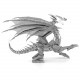 Металева збірна 3D модель Iconx - Silver Dragon (Срібний дракон), Metal Earth (ICX023)