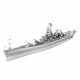 Металлическая сборная 3D модель Iconx - USS Missouri (BB-63), Metal Earth (ICX111)