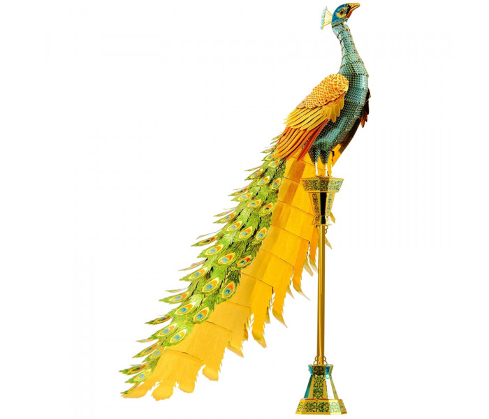 Металева збірна 3D модель Iconx - Peacock (Павич), Metal Earth (ICX112)