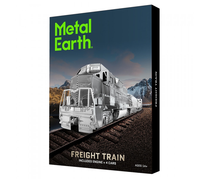 Подарочный набор Freight Train Set (Товарный поезд), Metal Earth (MMG104)