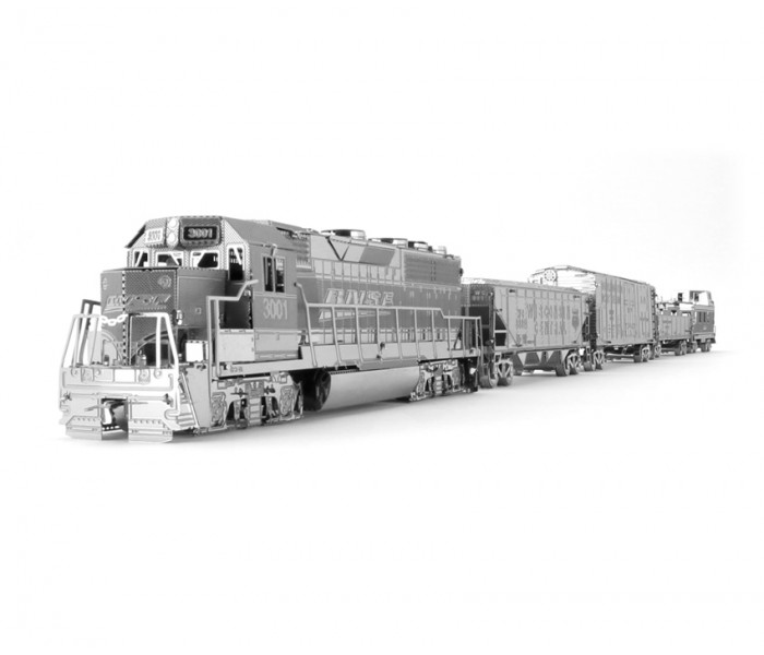 Подарочный набор Freight Train Set (Товарный поезд), Metal Earth (MMG104)