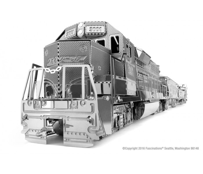 Подарочный набор Freight Train Set (Товарный поезд), Metal Earth (MMG104)