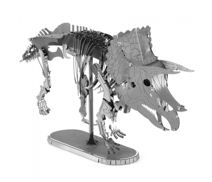 Металева збірна 3D модель Triceratops Skeleton (Скелет Трицератопсу), Metal Earth (MMS101)