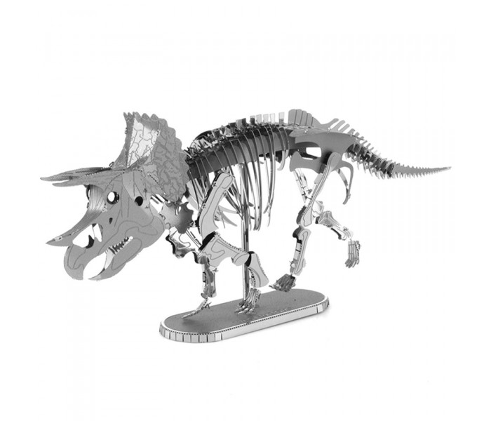 Металева збірна 3D модель Triceratops Skeleton (Скелет Трицератопсу), Metal Earth (MMS101)