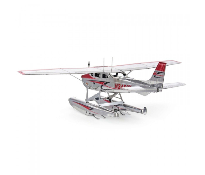 Металлическая сборная 3D модель Cessna 182 Floatplane, Metal Earth (MMS111)