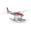 Фото 5 - Збірна металева 3D модель Cessna 182 Floatplane, Metal Earth (MMS111)