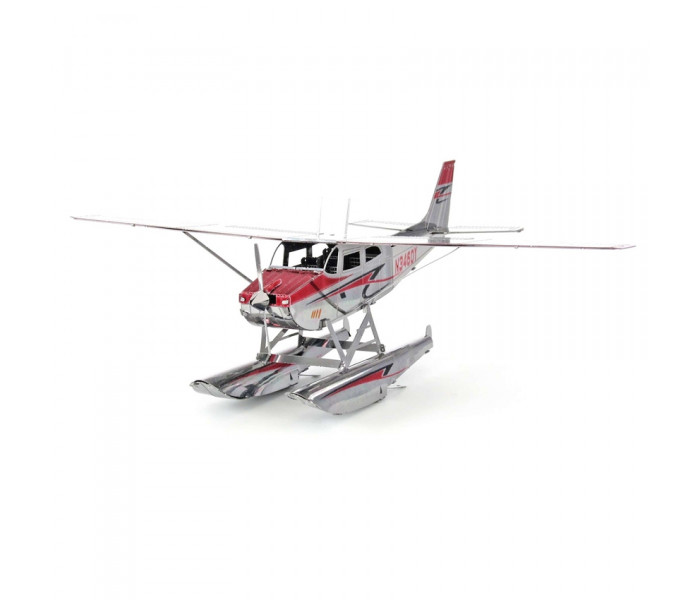 Металлическая сборная 3D модель Cessna 182 Floatplane, Metal Earth (MMS111)