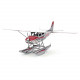 Металлическая сборная 3D модель Cessna 182 Floatplane, Metal Earth (MMS111)