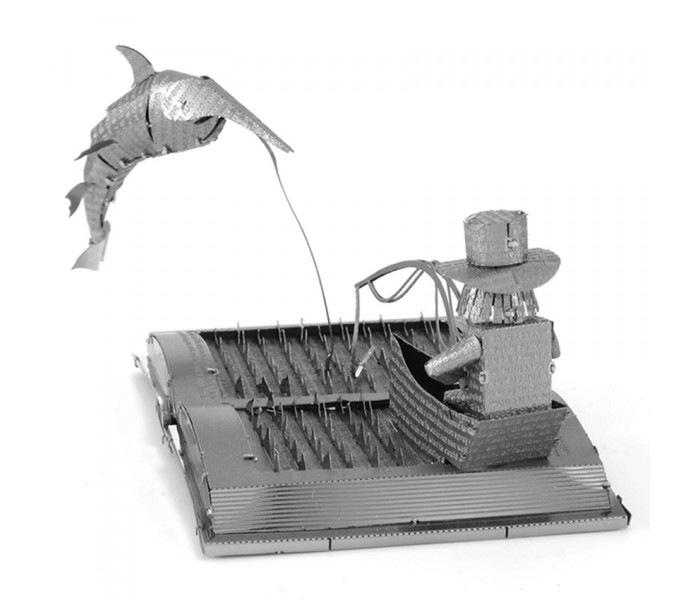 Металева збірна 3D модель The Old Man & The Sea Book Sculpture, Metal Earth (MMS117)