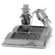 Металева збірна 3D модель The Old Man & The Sea Book Sculpture, Metal Earth (MMS117)