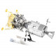 Збірна металева 3D модель Apollo CSM with LM, Metal Earth (MMS168)