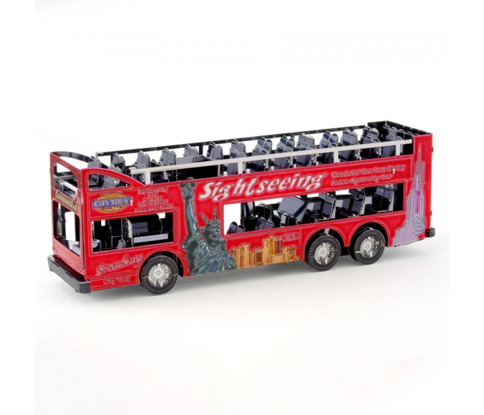 Металева збірна 3D модель Big Apple Tour Bus (Нью-Йоркський туристичний автобус), Metal Earth (MMS169)