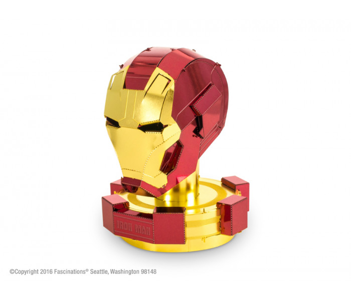Металева збірна 3D модель Marvel - Iron Man Helmet (Шолом Залізної людини), Metal Earth (MMS324)
