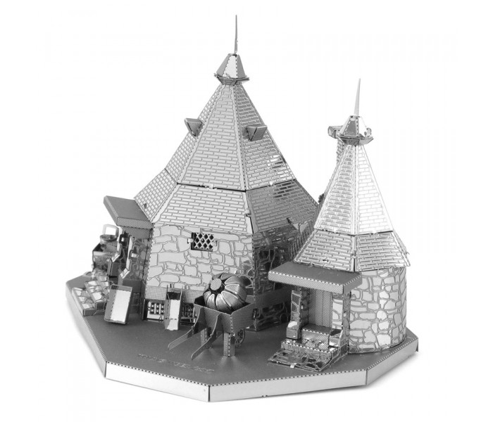 Металева збірна 3D модель Harry Potter - Rubeus Hagrid Hut (Хатина Рубеуса Хагріда), Metal Earth (MMS441)