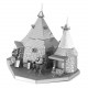 Металева збірна 3D модель Harry Potter - Rubeus Hagrid Hut (Хатина Рубеуса Хагріда), Metal Earth (MMS441)