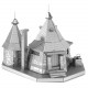 Металева збірна 3D модель Harry Potter - Rubeus Hagrid Hut (Хатина Рубеуса Хагріда), Metal Earth (MMS441)