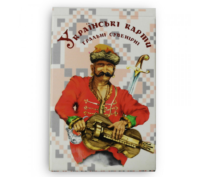 Сувенірні гральні карти "Ukrainische Spielkarten" (Українські DELUXE)