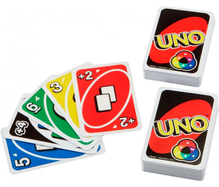 Карточная игра Уно Добавь цвета (UNO ColorADD). Mattel (GDP08)