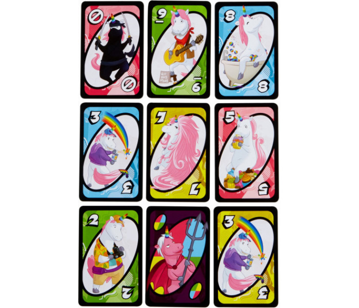 Карточная игра Уно Единороги (UNO Corns). Mattel (FNC46)