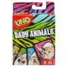 Фото 1 - Карткова гра Уно Малюки-звірятка (UNO Baby Animals). Mattel (FLK78)