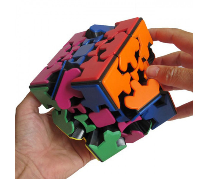 Головоломка Mefferts 3x3 XXL Gear Cube | Большой шестеренчатый куб. М5058