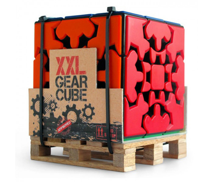 Головоломка Mefferts 3x3 XXL Gear Cube | Большой шестеренчатый куб. М5058