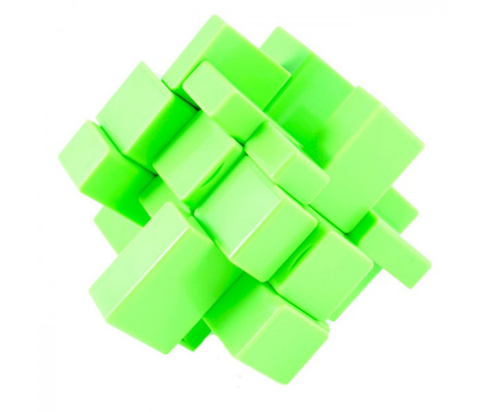 Дзеркальний кубик Рубіка Зелений | Smart Cube Mirror Green Stickerless. SC358