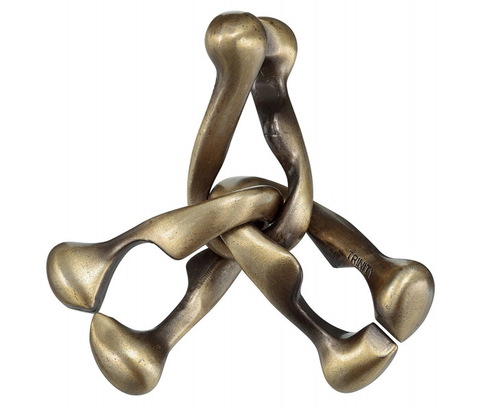 Металлическая головоломка Тринити Cast Puzzle Trinity, 6.ур. сложности. Huzzle 515118