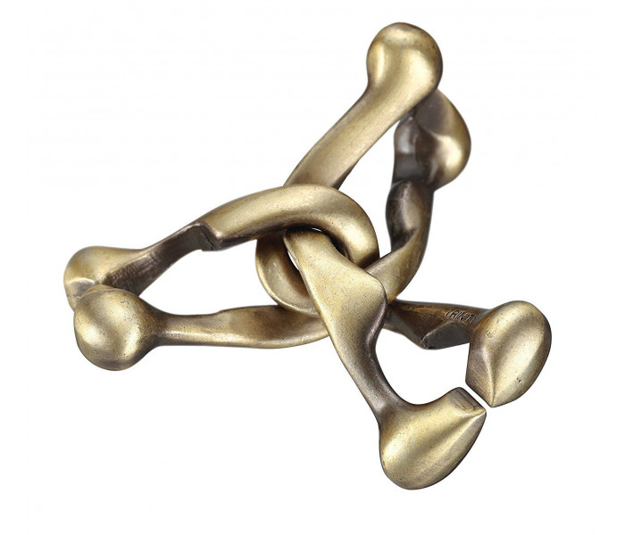 Металлическая головоломка Тринити Cast Puzzle Trinity, 6.ур. сложности. Huzzle 515118