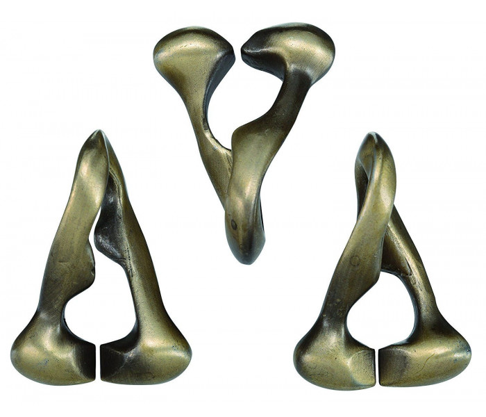 Металлическая головоломка Тринити Cast Puzzle Trinity, 6.ур. сложности. Huzzle 515118
