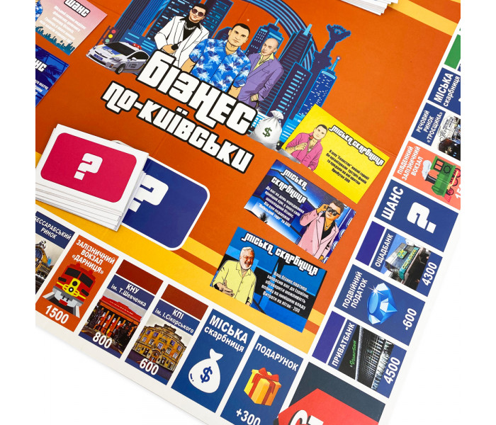 Настільна гра Бізнес по-київськи - Київська монополія від Flixplay