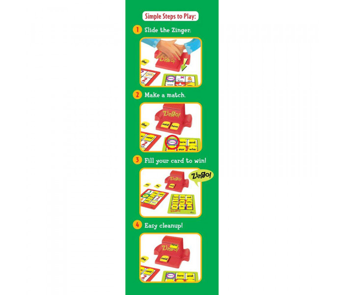 Зинго Слова - игра сортер, ThinkFun Zingo (на англ. языке). 7704
