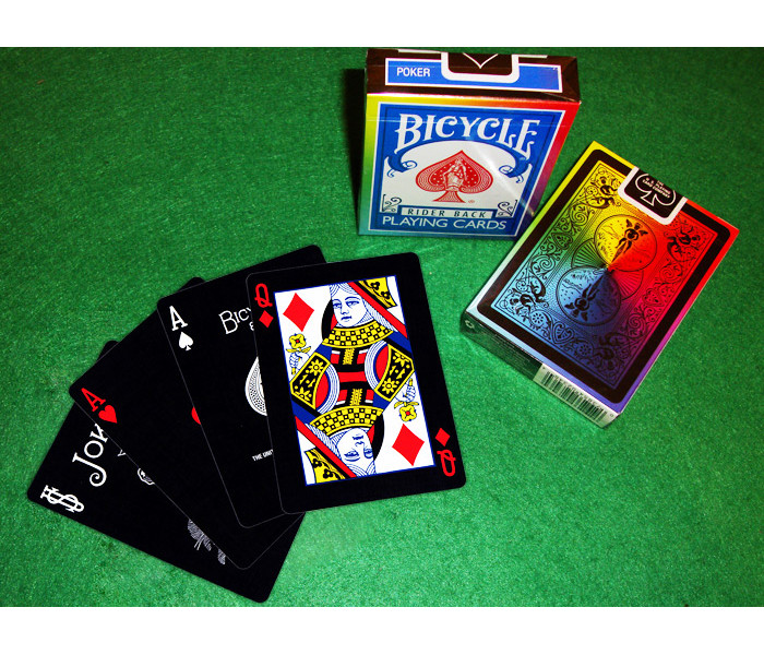 Карти Bicycle Rainbow Black (Байсікл Стандарт Райдужна)