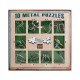 Набір головоломок 10 Metal Puzzle Green | Зелений набір (10 штук). Eureka (473357)
