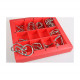 Набор головоломок 10 Metal Puzzle Red | Красный набор (10 штук). Eureka (473358)