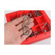 Набор головоломок 10 Metal Puzzle Red | Красный набор (10 штук). Eureka (473358)
