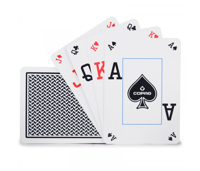 Пластиковые карты Copag Texas Holdem Poker Index, Black