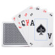 Пластиковые карты Copag Texas Holdem Poker Index, Black