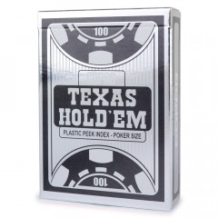 Пластиковые карты Copag Texas Holdem Poker Index, Black