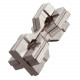 Металева головоломка Пісочний годинник Cast Puzzle Hourglass, 6 ур. складності. Huzzle 515119