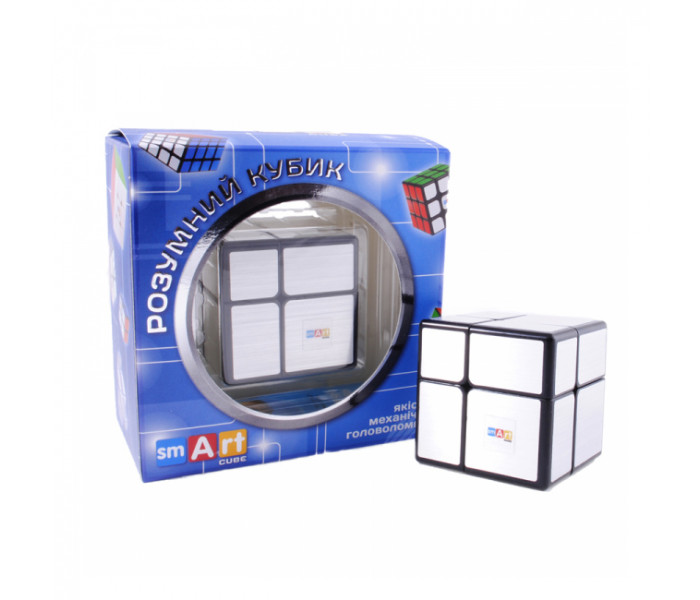 Кубик Рубіка 2х2х2 Дзеркальний Silver. Smart Cube. SC369