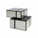Кубик Рубіка 2х2х2 Дзеркальний Silver. Smart Cube. SC369