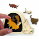 Головоломка Cat Basket | Корзина для кошек. Constantin Puzzles. C5066/6d