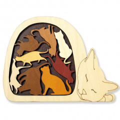 Головоломка Cat Basket | Кошик для котів. Constantin Puzzles. C5066/6d