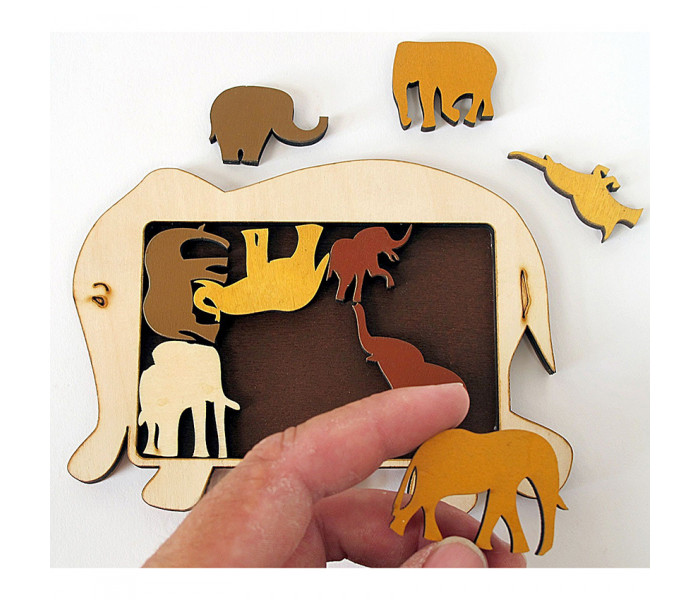 Головоломка Elephant parade | Парад слонов. Constantin Puzzles. C5066/6а