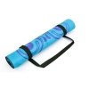 Фото 5 - Килимок для йоги замша (Yoga mat) двошаровий 3мм Record FI-5662-41 (1,83мх0,61м синій)